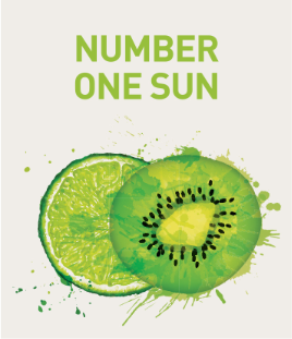Vůně Number One Sun - Limetka a kiwi