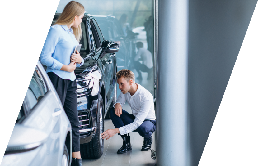 Umístění v showroom